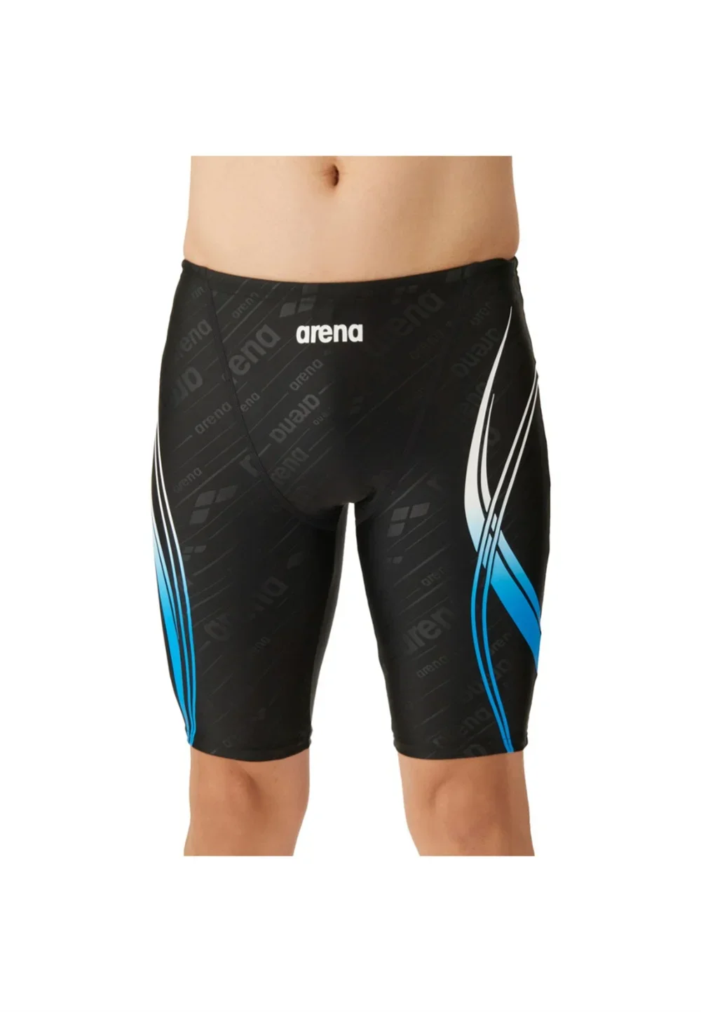 New Men's Swim Jammer Swimsuit Beach Tights Shorts Athletic Training Swimwear Swimming Trunks Bathing Suit Diving Surfing Pants 4
