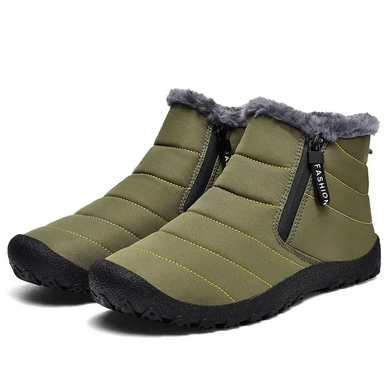 

Ботинки мужские зимние на флисовой подкладке, уличная теплая обувь с меховой вставкой, х/б подкладкой, минус 40 градусов