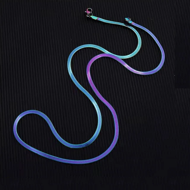 Steel Rainbow Snake Chains