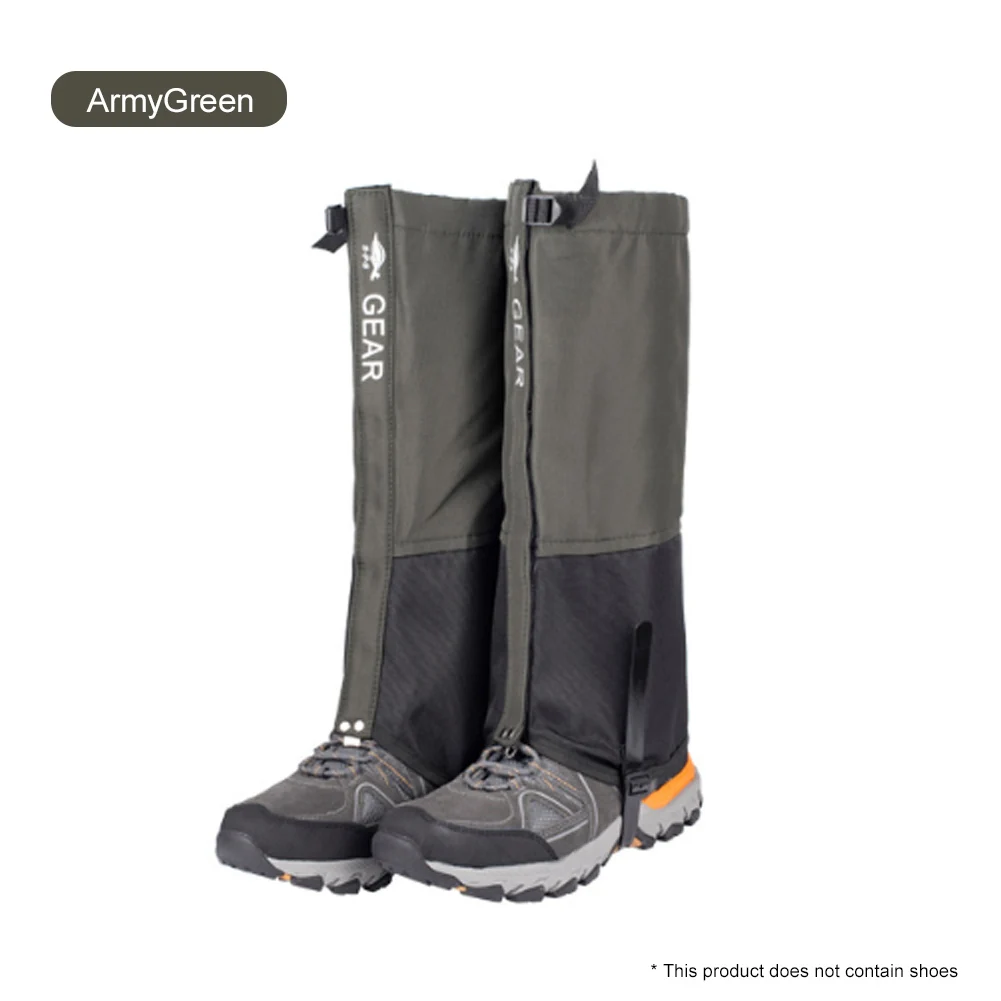 Waterproof Outdoor Leg Gaiters for Hiking and Winter Activities