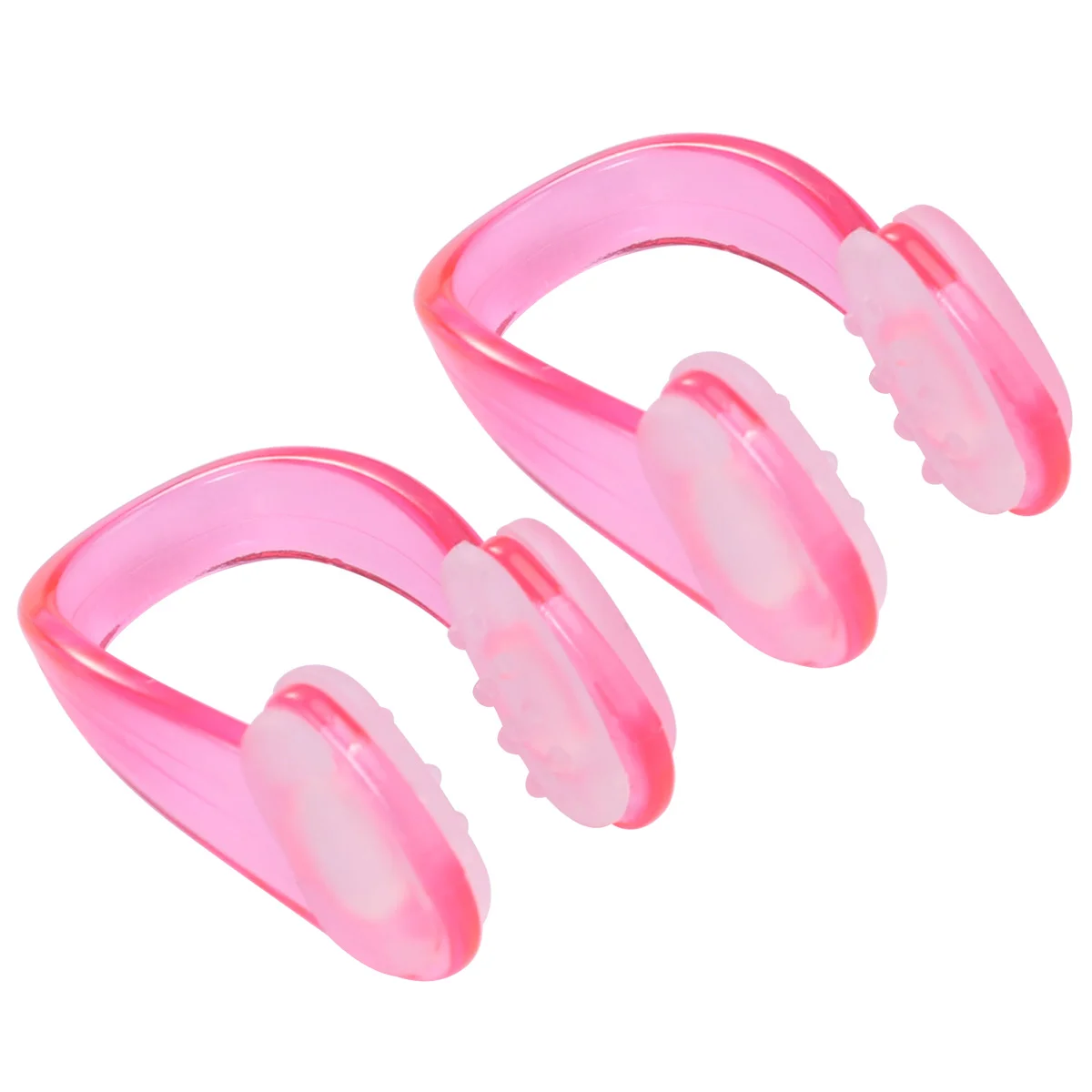 

2pcs Swimming Nose Clip Nose Protection Swimming Accessory for Adult (Pink)