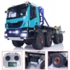 1/14 RC Crawler Rock Car 8x8 Climbing Vehicle Remoted Flatbed Truck Painted Assembled Model Lights Sounds Toys for Boys TH23197 1
