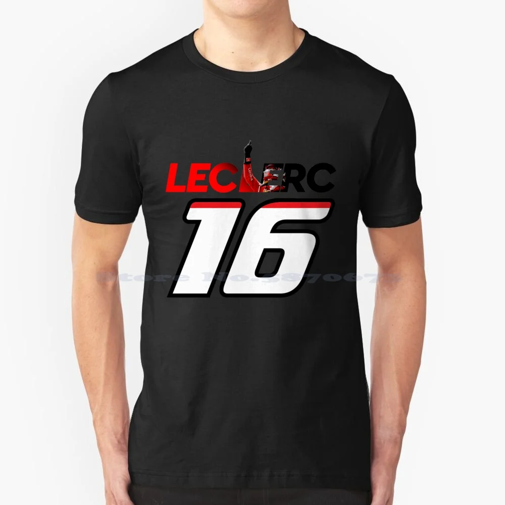Charles Leclerc 16 3 T Shirt 100% Cotone Tee Charles Leclerc Cover Per Telefono Charles Leclerc Book Cover