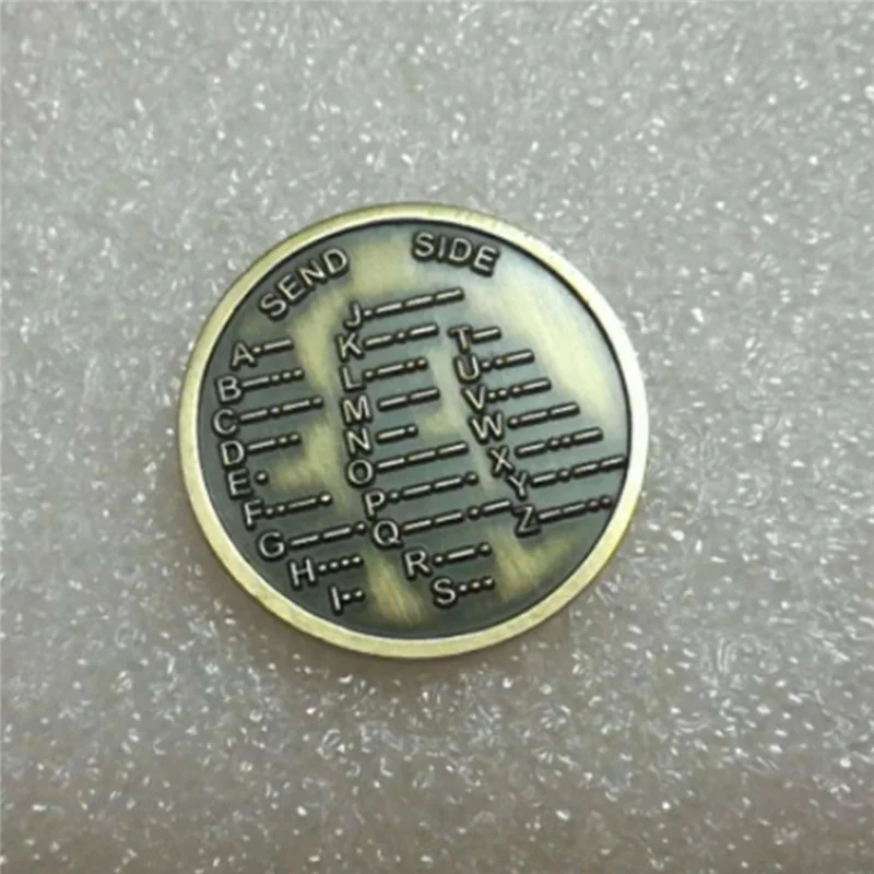 Morse Code Coins CW Morse Code Commemorative Coins CW Training Coin