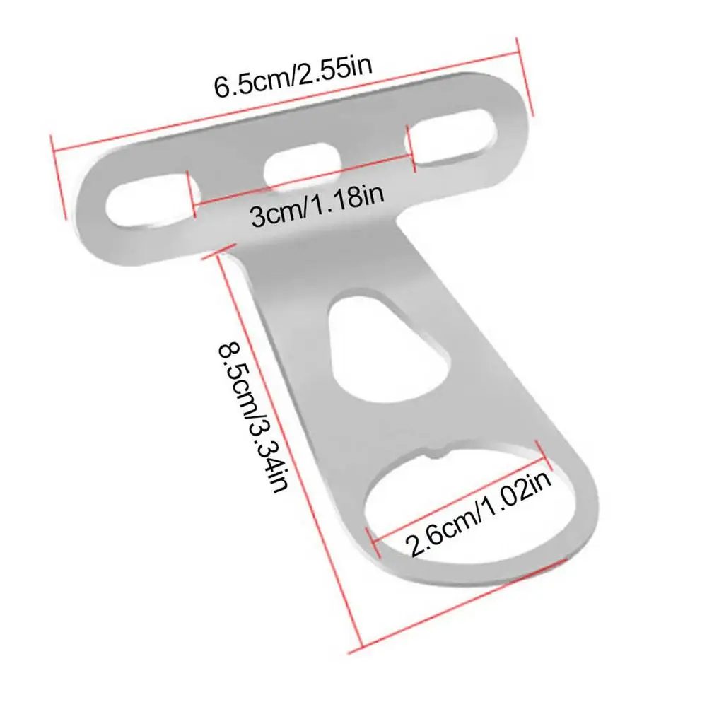Attacco Metallo Per Cestino Anteriore Bici - Regolabile E Universale - Foto 4