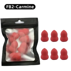 OGEYER 6pcs Mini Makeup Sponge Set (FB2   carmine)