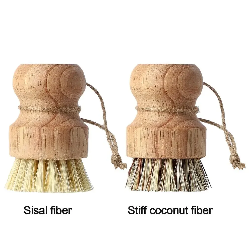 Bamboo, Sisal, and Coconut Dish + Pot Scrubber Pair