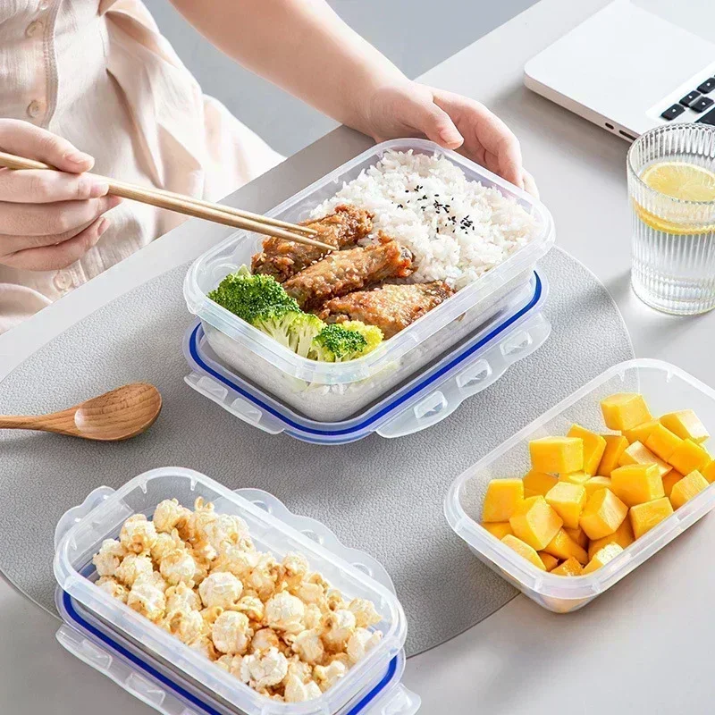 Vacuum Food Containers Microwave Safe Storage Box Fresh-Keeping Sealing Box Transparent Storage Container Fridge Food Dispenser 3