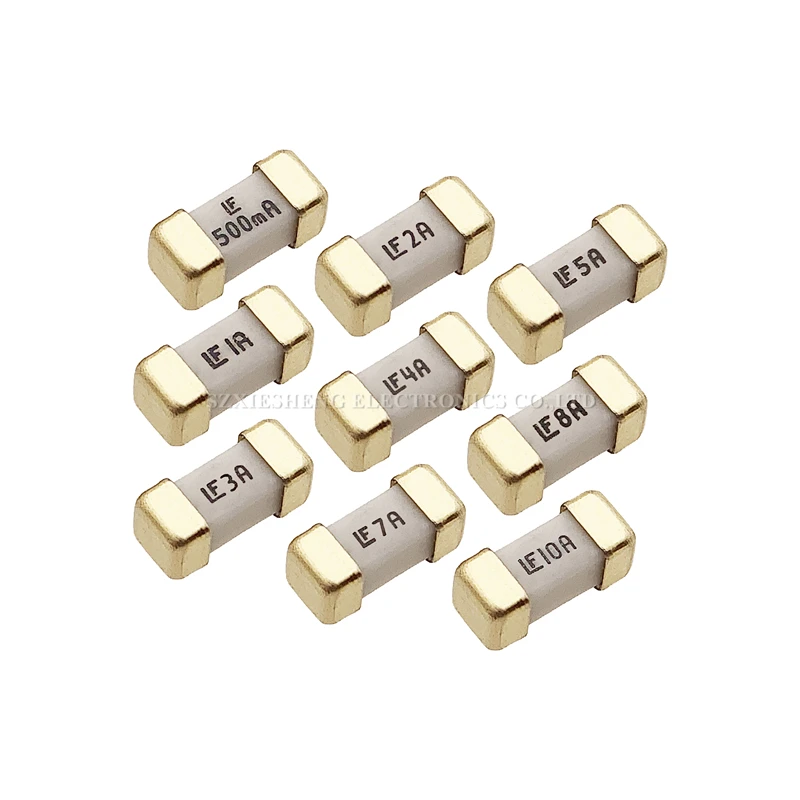 10PCS SMD Fast Acting Fuse 1808/2410 0451 62mA 100mA 200mA 375mA 500mA 750mA 1A 2A 3A 4A 5A 6.3A 7A 8A 10A 12A 15A 20A 125V/65V