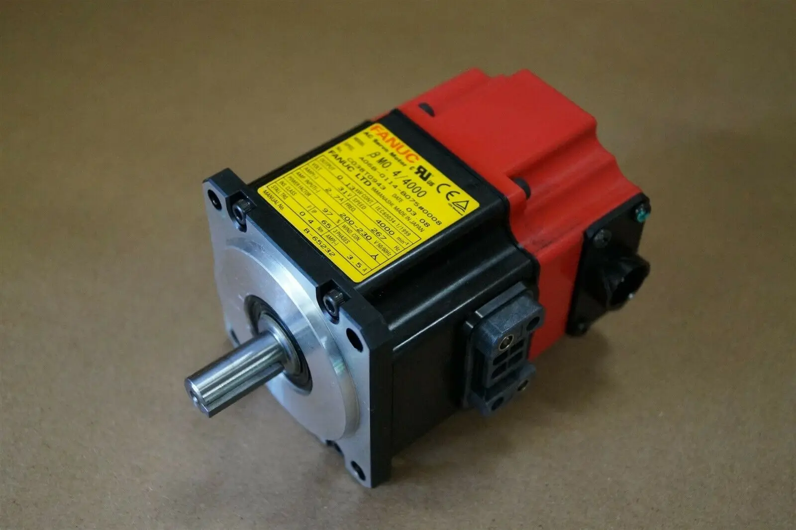 

A06B-0114-B075 #0008 FANUC Servo Motor tested OK A06B 0114 B075#0008