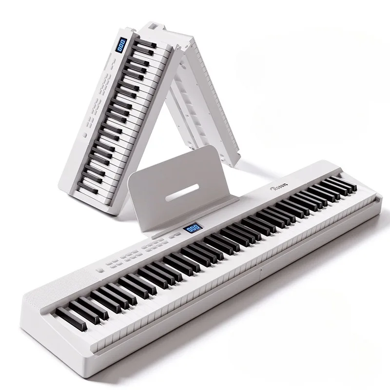 88 Key Folding Electronic Piano Midi Controller Real Adult Electronic Organ Musical Keyboard Professional Performance