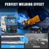 200A MIG Welder,110V/220V Dual Voltage multiprocess welder,Gas Gasless MIG Welding Machine,4 in 1 Flux MIG/Solid Wire/Lift TIG 6
