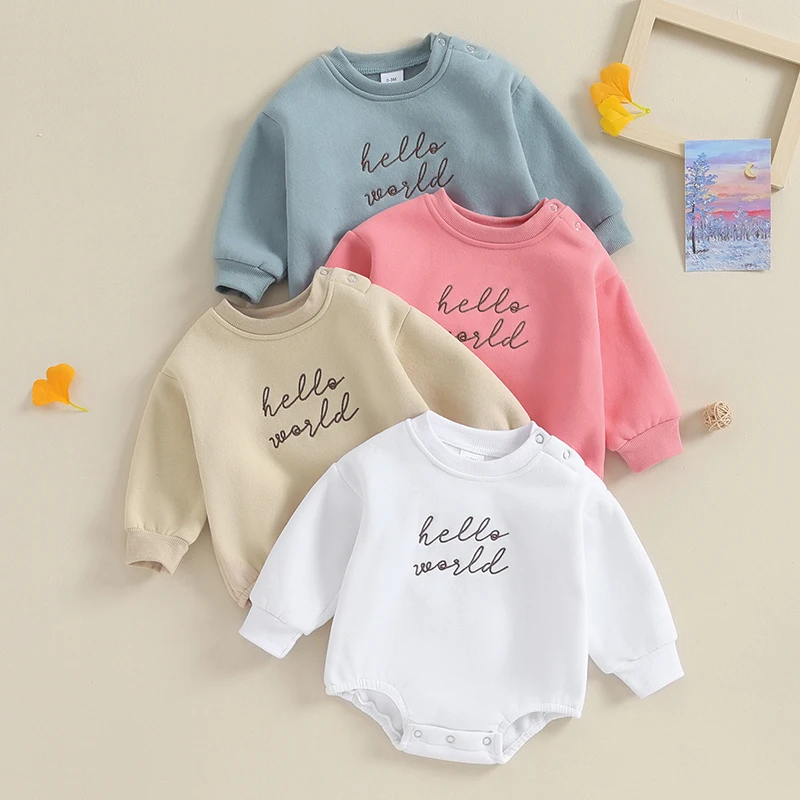 New Baby Girl Winter Dress Sweat Shirt With Pajama Jersey Fleece Stuff FVB158
