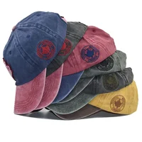 Unisex Washed Cotton Vintage Cap Canada Big Maple Leaf Embroidery Baseball Cap Men And Women Outdoor Sports Hats 2