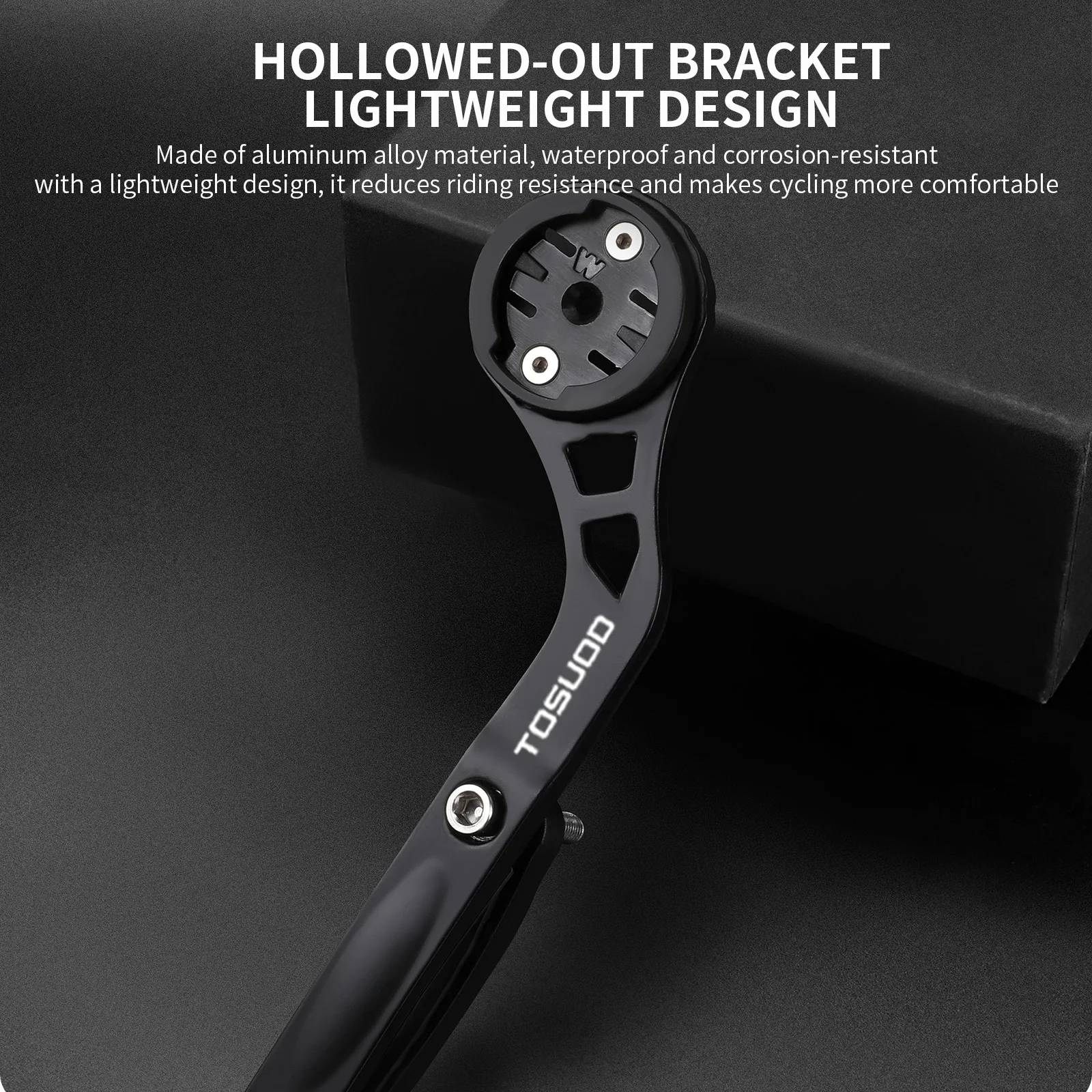 TOSUOD Bicycle Speedometer Bracket Lightweight Integrated Mount Extension - Image 4