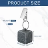 16PCS Tablecloth Weights With Metal Clip, Cube Table Covers Pendant Stones, Marble Table Cloth Weights For Decoration 6
