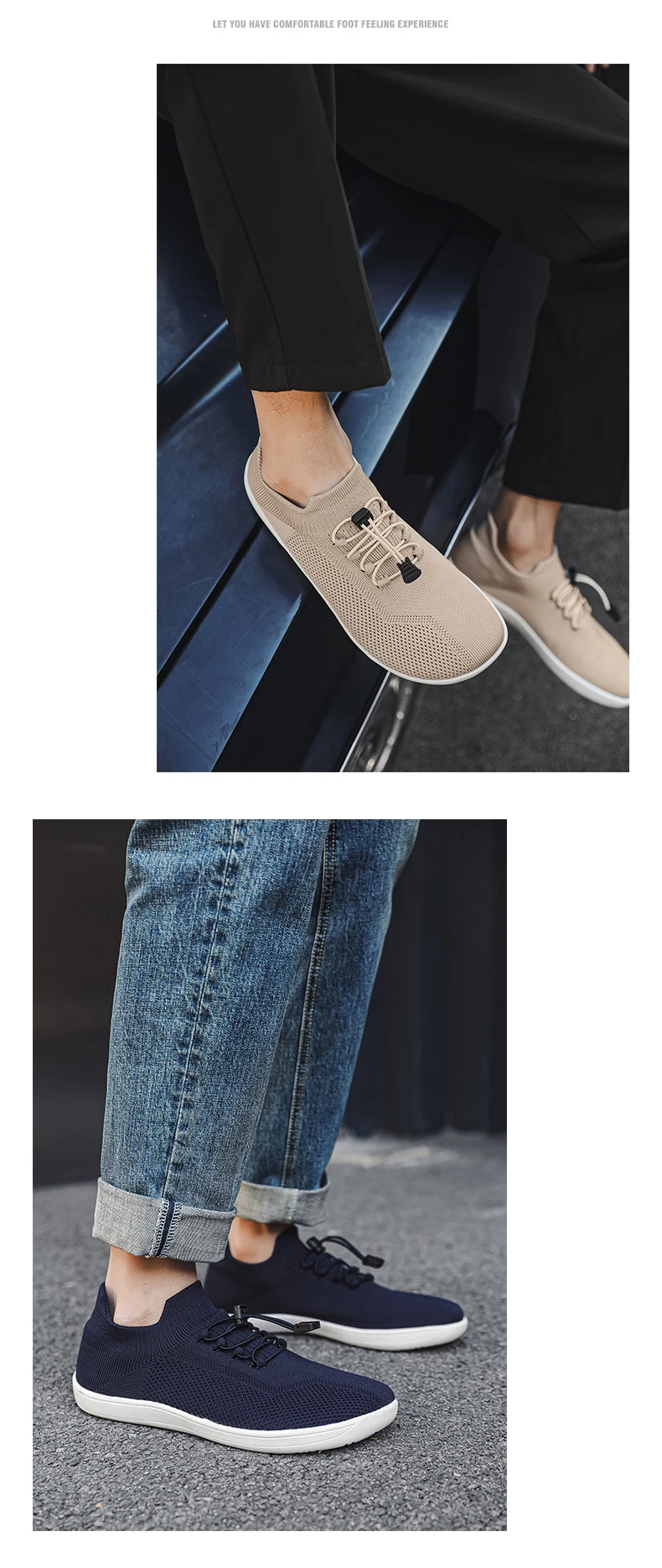 Atmungsaktive Barfußschuhe Aus Mesh Für Herren Mit Breiter Zehenbox_voghion.com