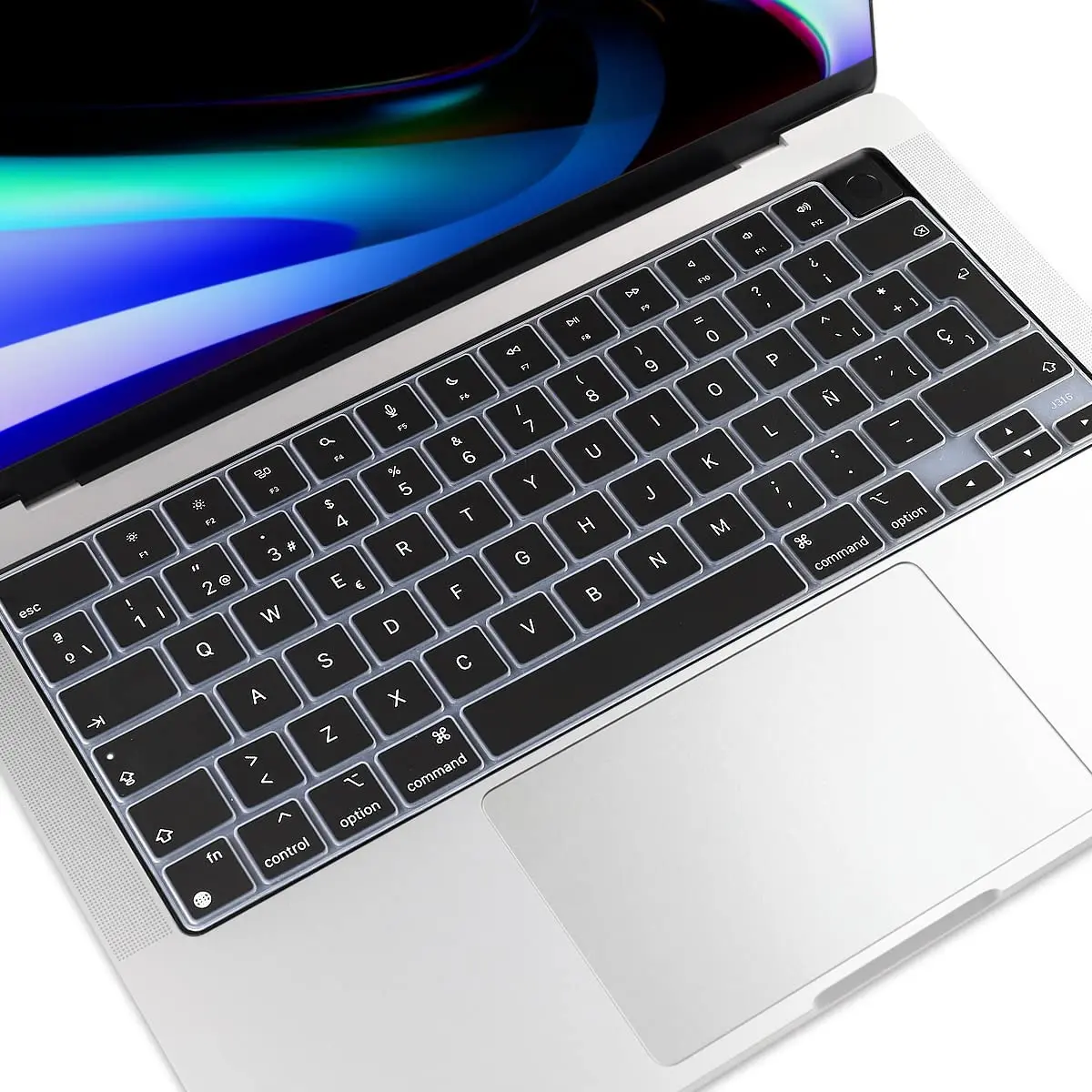 Cover Tastiera In Lingua Spagnola Spagna Per Macbook Pro 14 Pollici 2021 A2442 M1 Pro/Max E Macbook Pro 16 Pollici A2445 Versione Ue