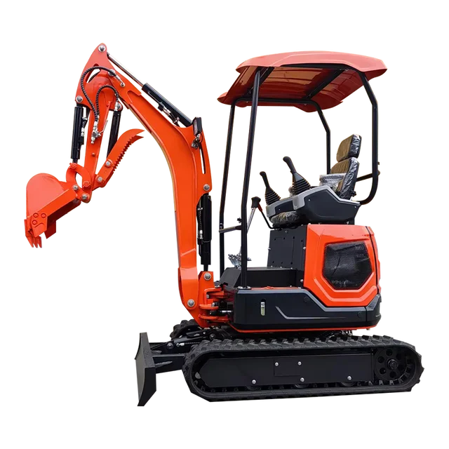 Small Excavators Machine Customization Hydraulic Mini Small Micro Crawler Bagger Digger Mini Backhoe Excavator 1 2 3 Ton 4