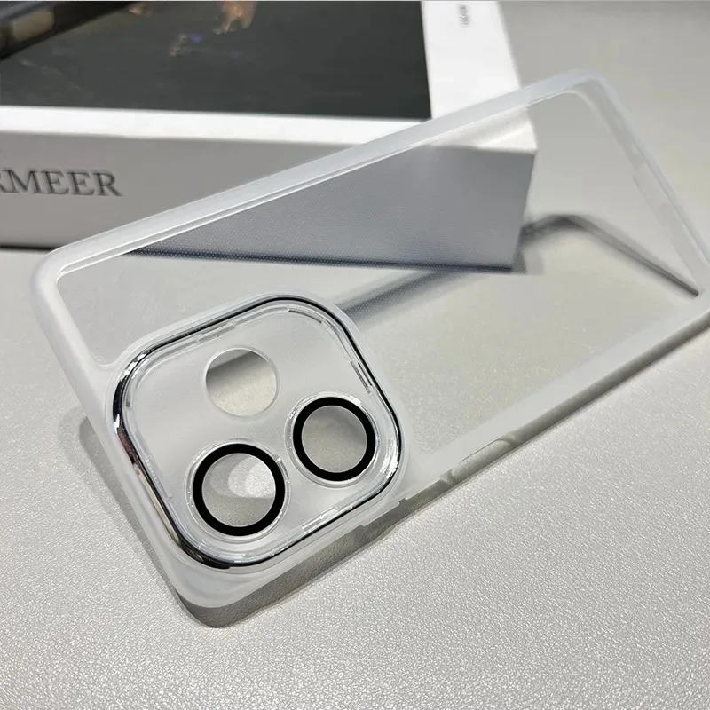 Luxury Soft Silicone Shockproof Back Cover with Lens Film - Energy Vitality Endurance Series