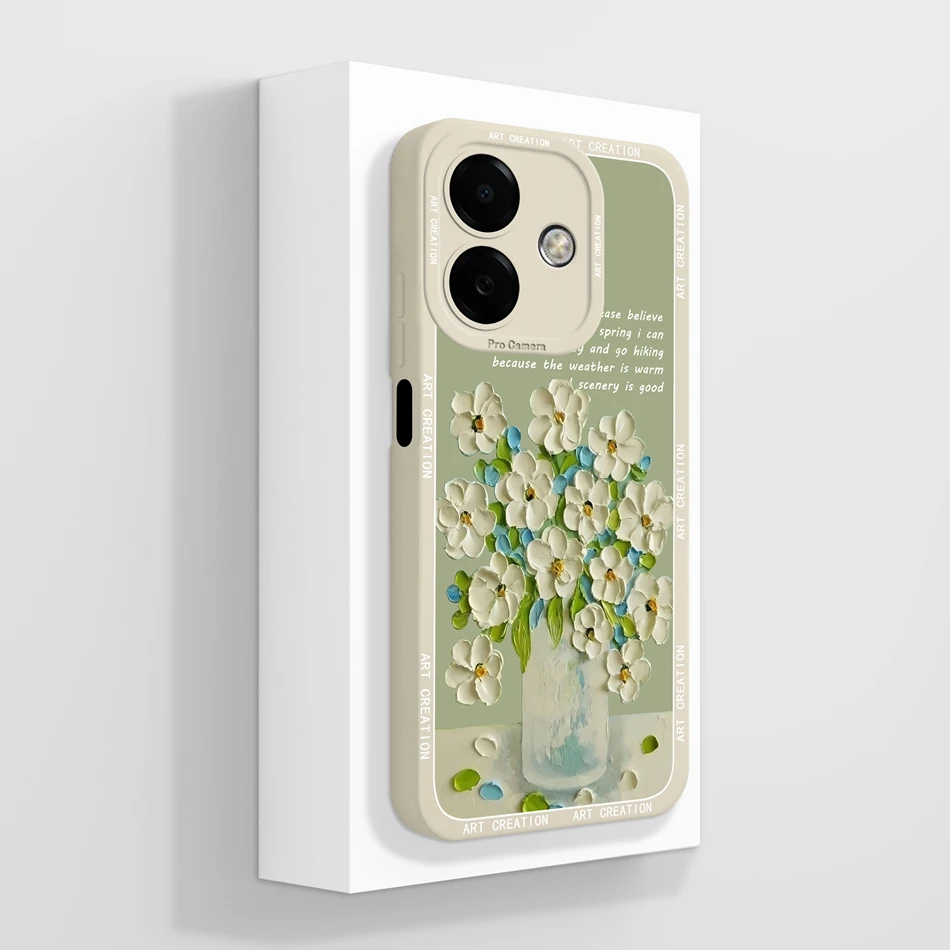 Artistic Silicone Bumper Case with Camera Protection