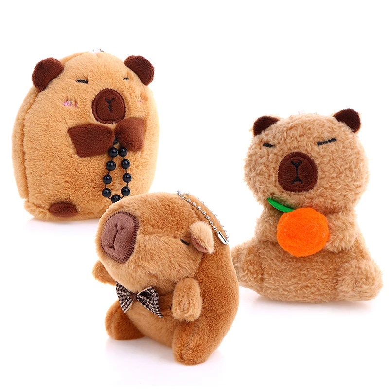 Capybara Plush Toy, Backpack Keychains Decor 8 Capybara Plush Toy, Backpack Keychains Decor
