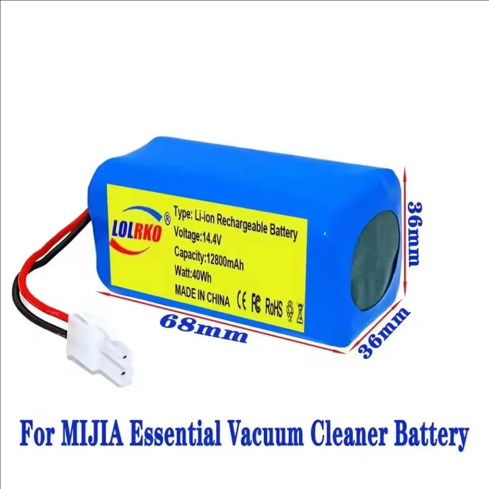 14.4V 12800mAh Replacement Battery For ILIFE A9 A80 Max A7 A4s Pro A4s V7s Plus Robot Vacuum Cleaner Accessories Parts