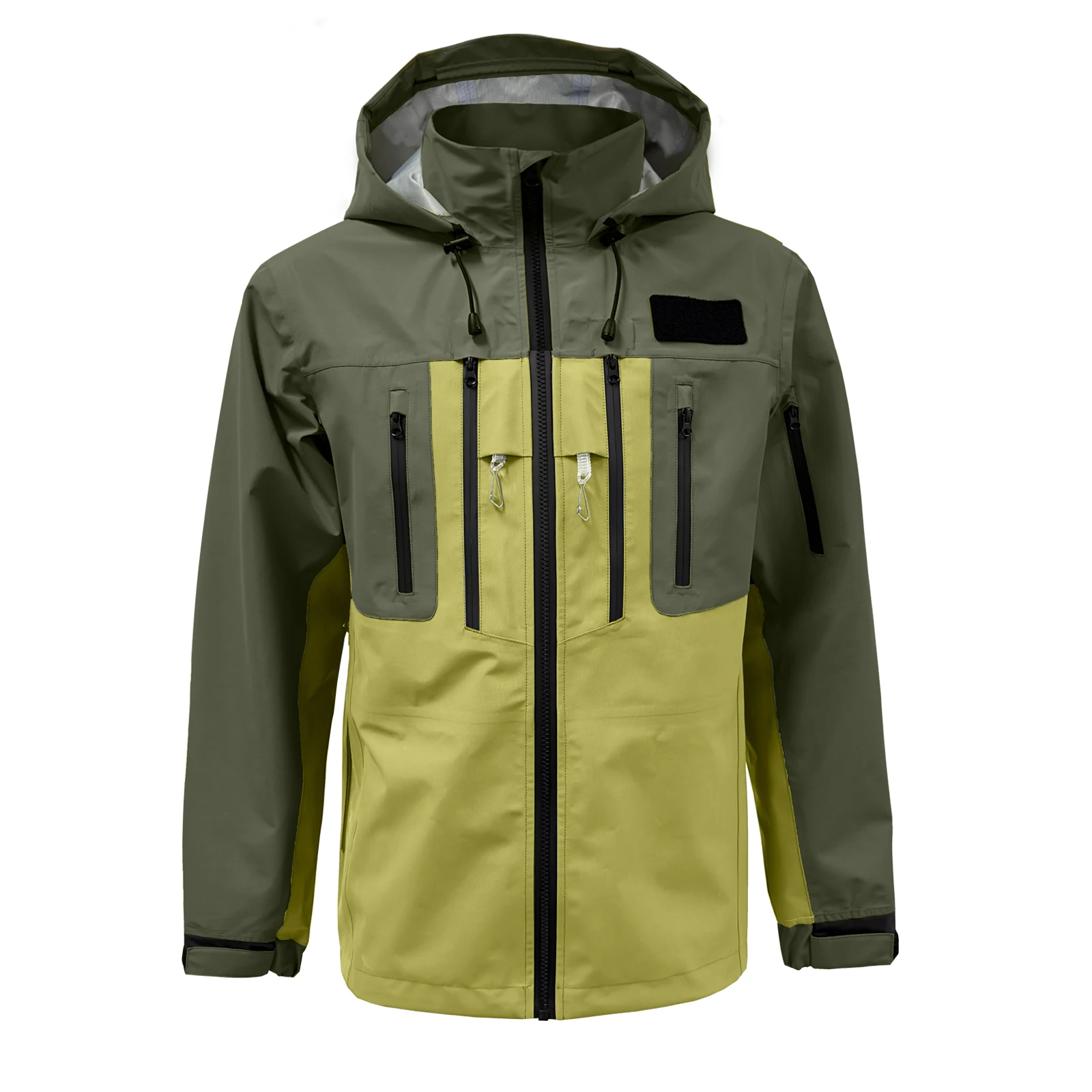 Men's Waterproof Jacket with Hood Fly Fishing Breathable and