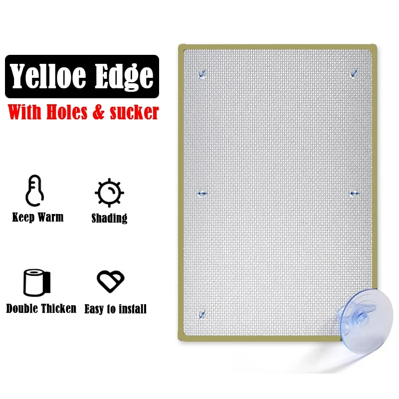 Description Picture 6 of itemHome Window Sunshade Screen Anti-UV Reflective Aluminum Foil Shading Pad Sunshine Room Keep Warm Sun Protective Board