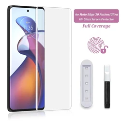 Premium 3D Curved Full Glue UV Tempered Glass Screen Protector - 1PCS (Moto Edge 60 Fusion)