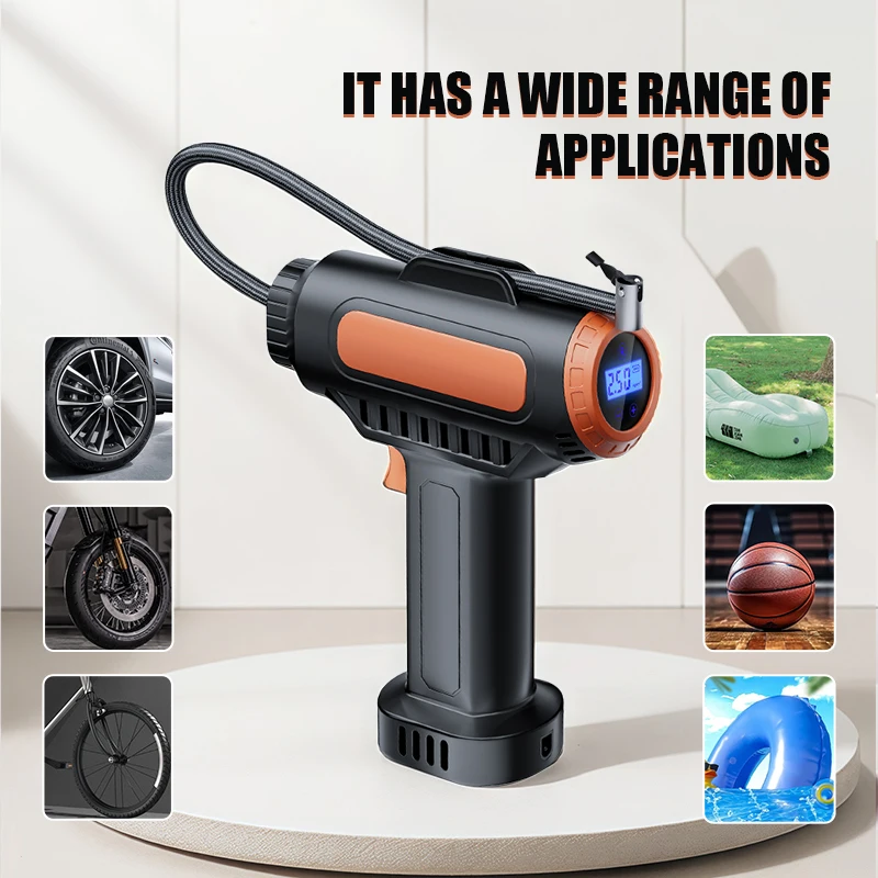 BELIBUY Car tyre inflator portable tire inflator Air injector Tire Air pump Suitable for cars, motorcycles, bicycles