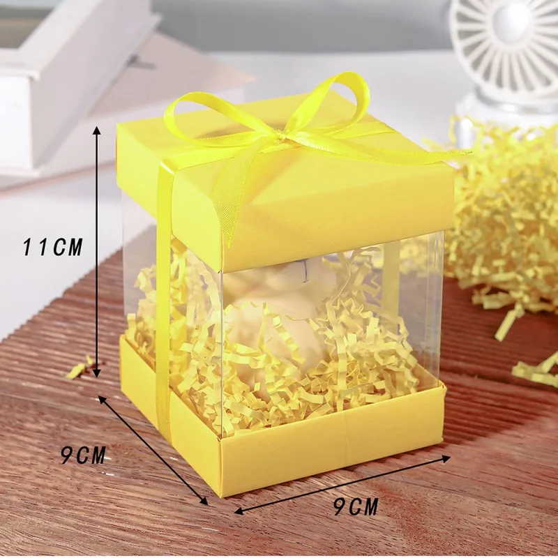 10pcs Clear Favor Boxes, Mini Transparent Cube Gift Boxes for Wedding Favors, Baby Show... - SKU CFB01038 - UGI Packaging