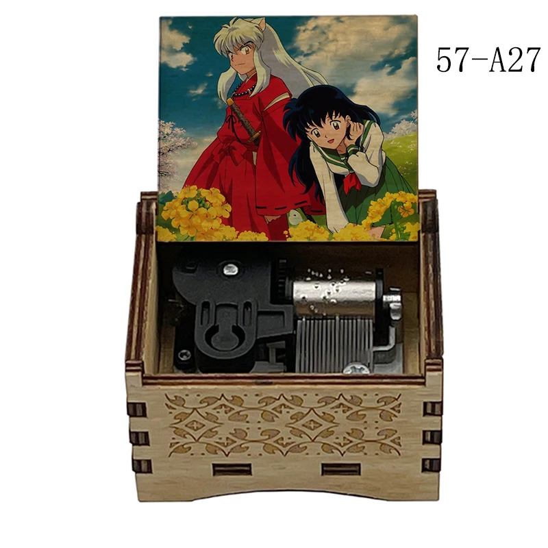 Color Print To Love's End Futari No Kimochi From InuYasha Anime Music Box Mechanism Musical Wind Up Gift for Christmas New Year