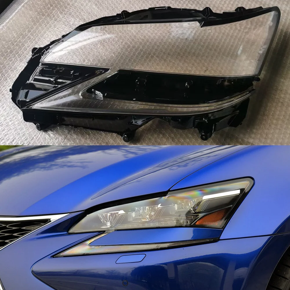 Lexus-車のヘッドライト用の自動ランプケース 透明なランプシェード ls460 ls600l 2013?2016 車のヘッドライトカバーレンズガラスシェルフロントヘッドランプ透明