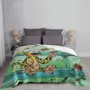 Belgium Comic Blanket Flannel Spring Autumn Marsupilami Feeding Birds Warm Throws For Winter Bedding 5