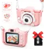 Kids Selfie Digital Camera Birthday Toy Gift with 1080P Video 32GB Card For 3-12 Year old Child Gift 1