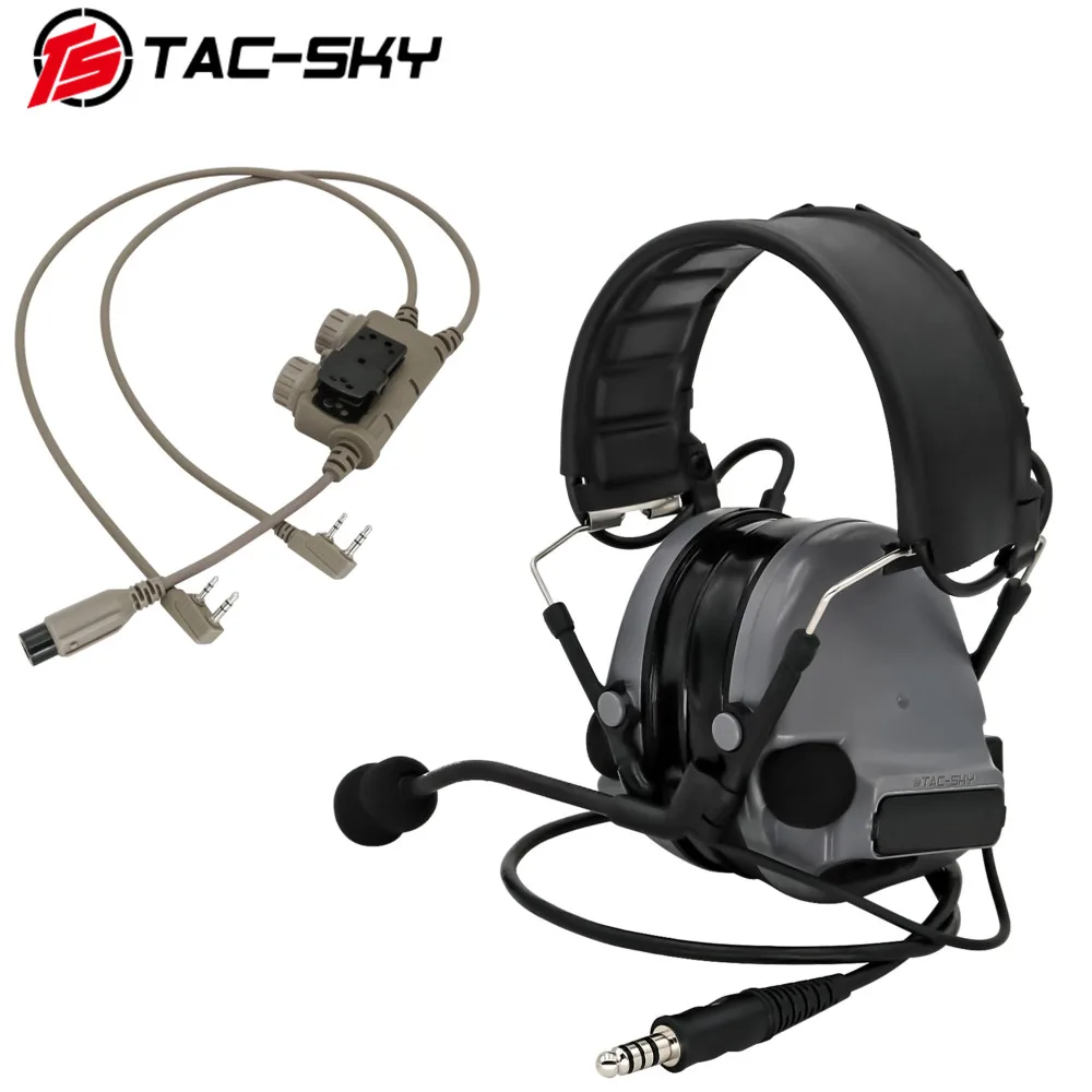 Comtac Reddit Auriculares Tácticos TS TAC-SKY Con PTT