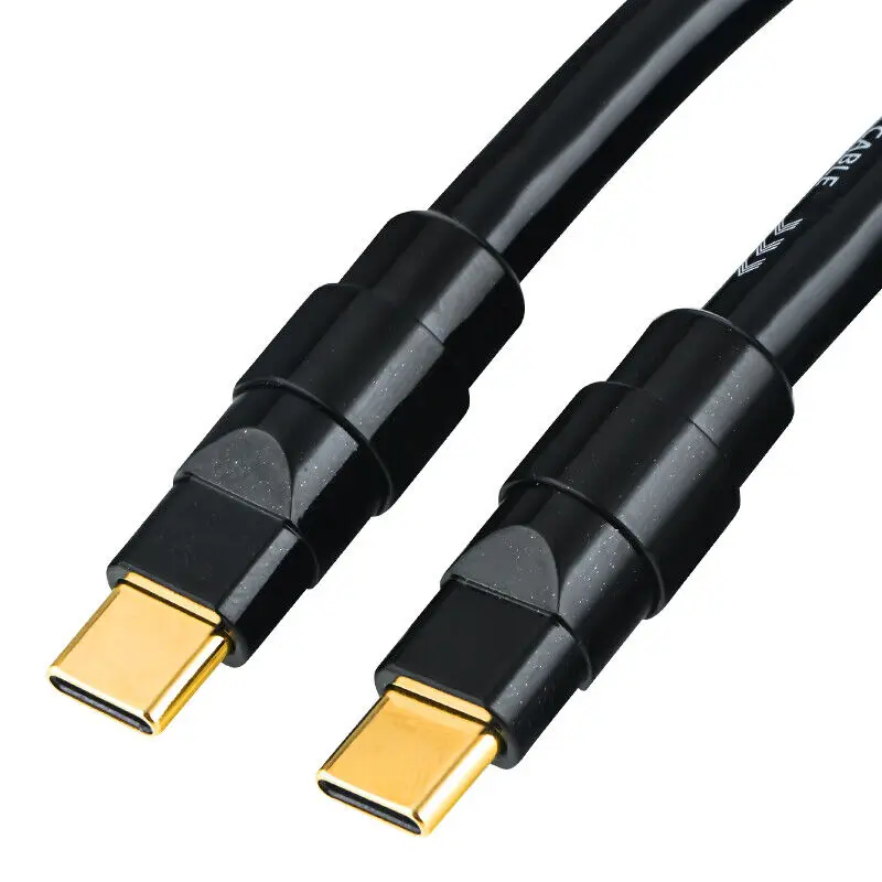 

Pure Silver Core OTG Decoding Line Type-C To Lightning Audio Cable for Phone CD Player Dac Amplifier