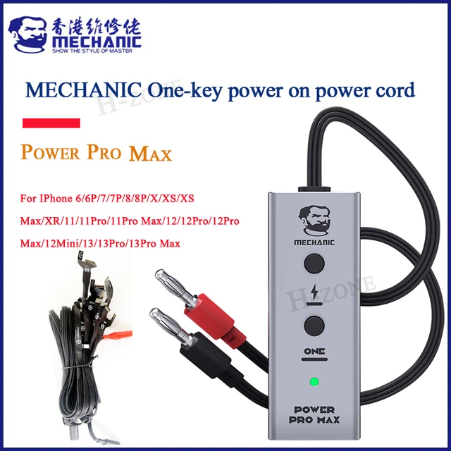 MECHANIC Power pro Max one-key boot power Cable with button for IPhone 6 7  8 X 11 12 13 Pro max Mobile Power Test Cord TYPE-C - AliExpress