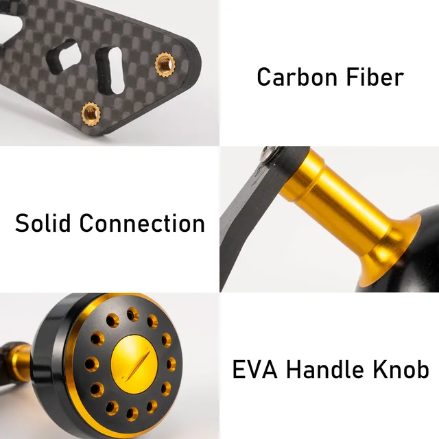 Fishing Reel Handle Knob for Baitcasting Reel Carbon Fiber