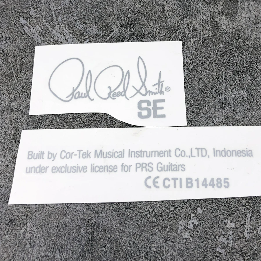 Waterslide PRS SE Guitar Decal Sticker Guitar Peghead guitar decal sticker