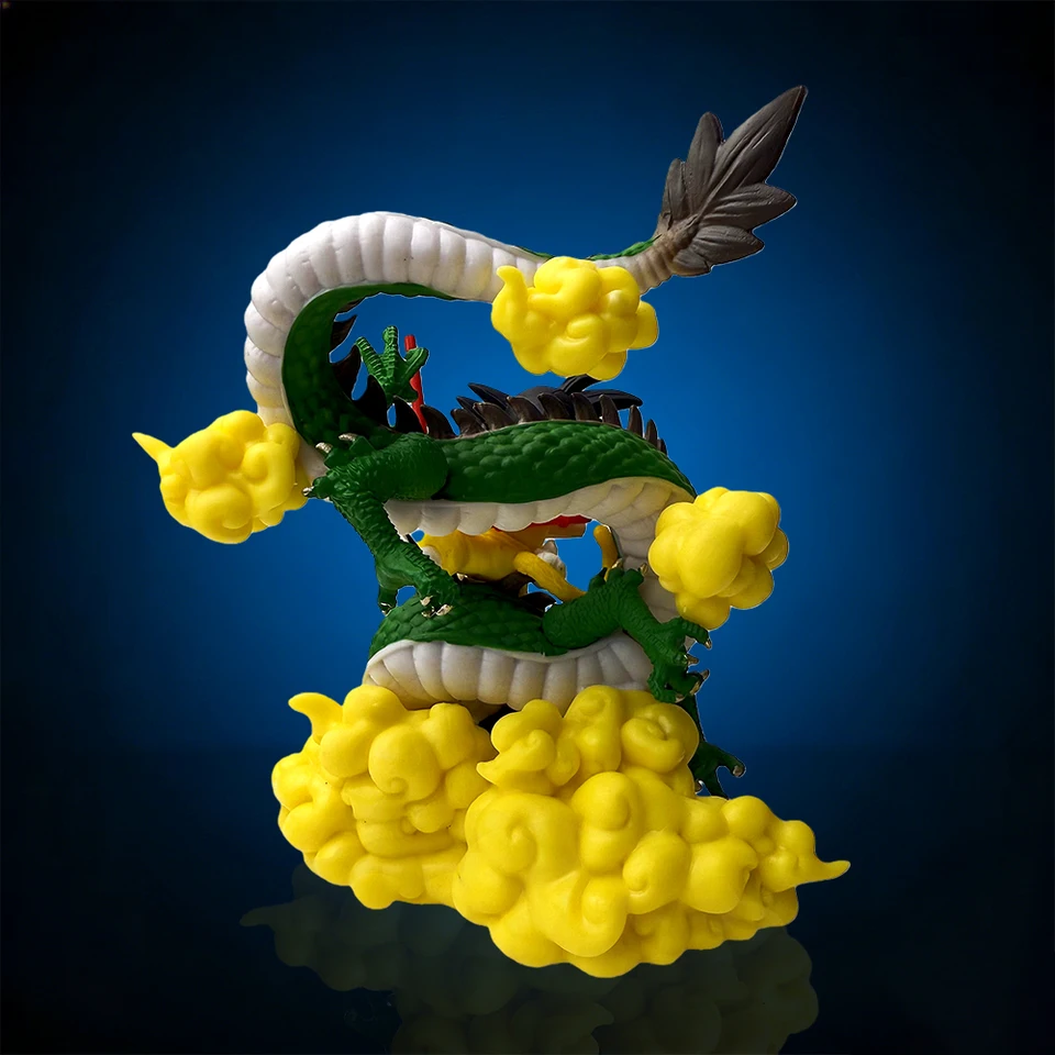 Figurine Dragon Ball Z – Shenron Et Son Goku – 22 Cm – PVC Bandai – Neuve