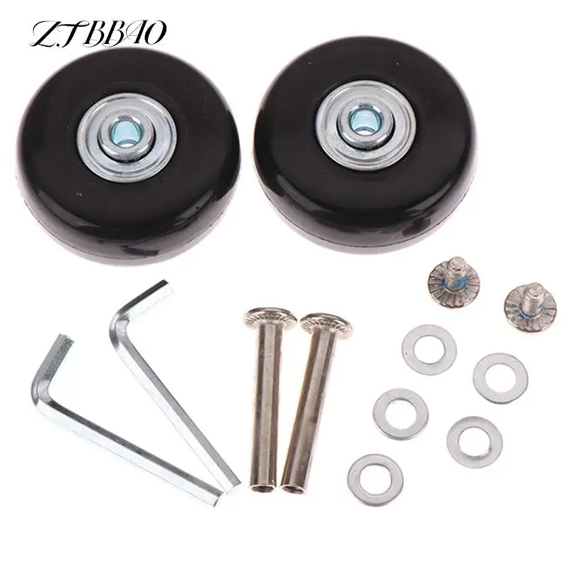 

1Set Luggage Suitcase Replacement Wheels Dia50/54/60mm Suitcase Parts Axles Durable Sliding Resistant Flexible Casters