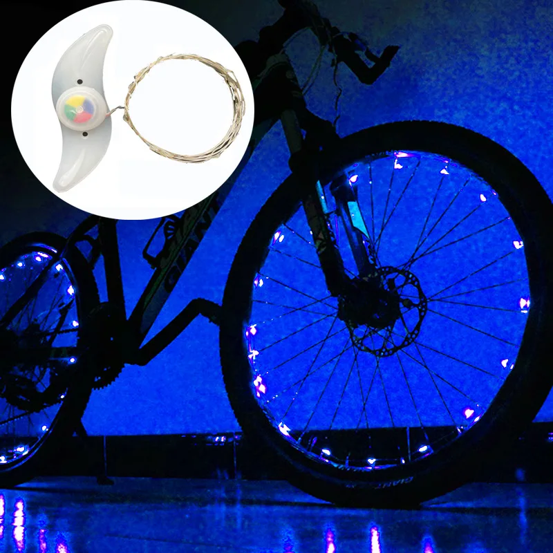 Bicycle Hot Wheel Lights Mountain Bike Frame Decoration Lights Spoke Lights Night Riding Bicycle Accessories Wheel Cycling Light