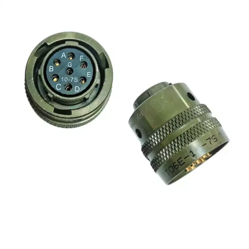 Conector Impermeável da Tomada da Aviação Núcleo de Pinos Pt06e107s Psr Pt02e-10-7p s pt 26482 Mil Pt06e 10-7s 10-7 Pt02e 10-7 p - Imagem 5