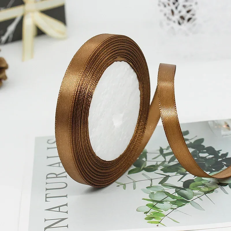 Elegant Satin Ribbons for Gift Wrapping & Decorations - 25 Yards
