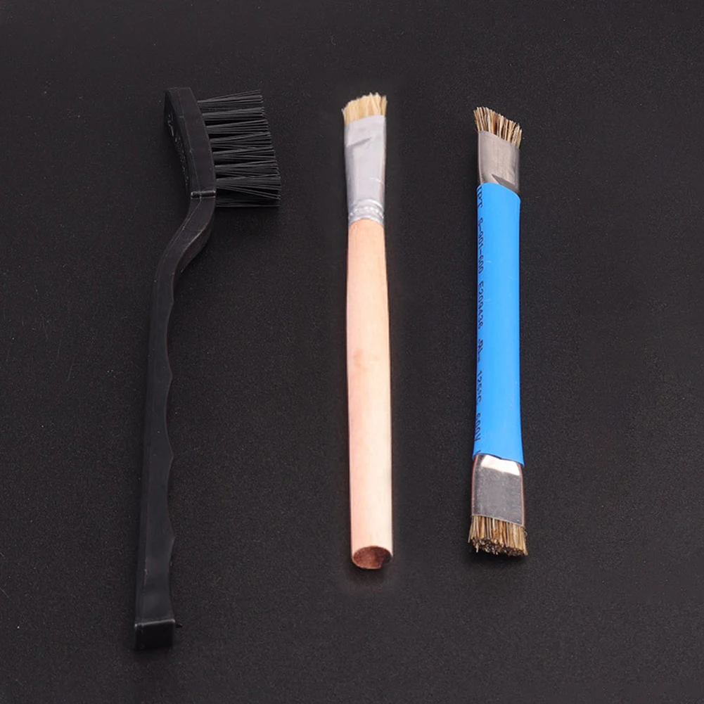 

3pcs Double Head PCB ESD Cleaning Brush Nylon/double-ended/soft Brush For Cleaning Mobile Phone Keyboard Host Tools