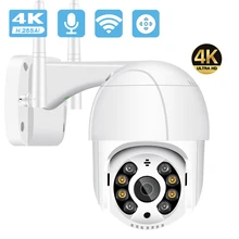 

4K 8MP 5MP Ultra HD PTZ IP Camera AI Human Detection 1080P Waterproof WiFi Security Camera Auto Tracking P2P Video Surveillance
