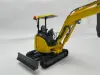 NEW LESU 1/14 RC Hydraulic Digger RC Mini Toy Small Excavator PC30 Machine 6-way reversing valve Remote Control Truck Model 4