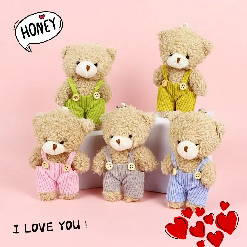 Lovely Cartoon Doll Clothing Overall Mini Doll Pants for 10-15cm Wallace Gromit Dog/Moru Dolls Plush Toys Children Birthday Gift